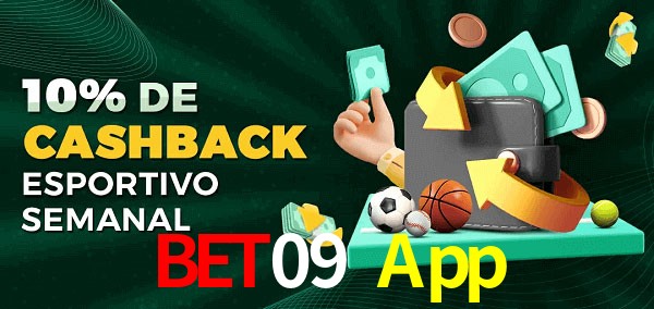 10% de bônus de cashback na Bet09 App
