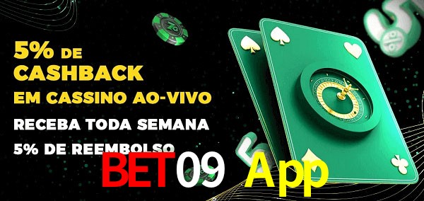 Promoções do cassino ao Vivo Bet09 App
